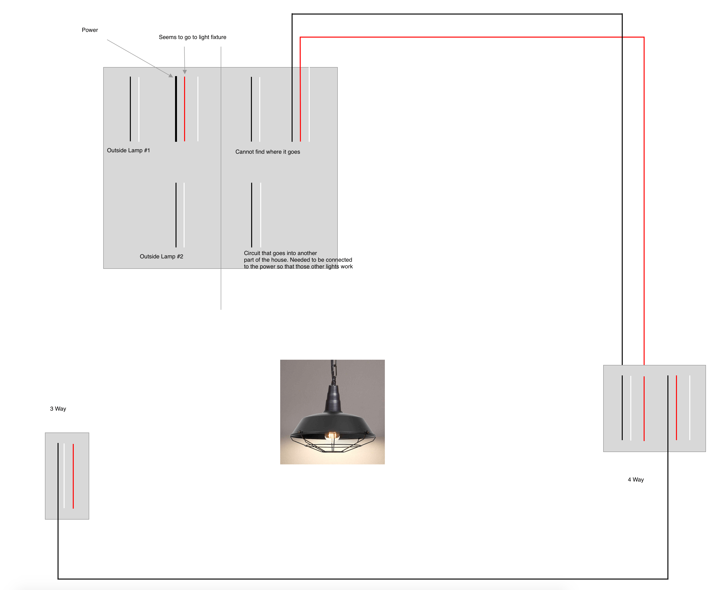lighting - 4 Way Switching Wiring Diagram Nightmare - Home Improvement