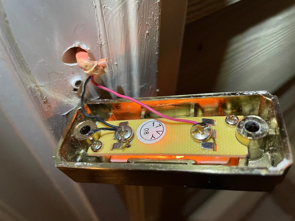 power supply Can someone tell me if my doorbell wiring is low voltage