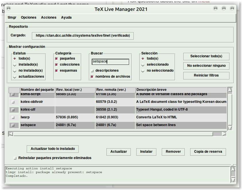 memoir Package setspace not working TeX LaTeX Stack Exchange