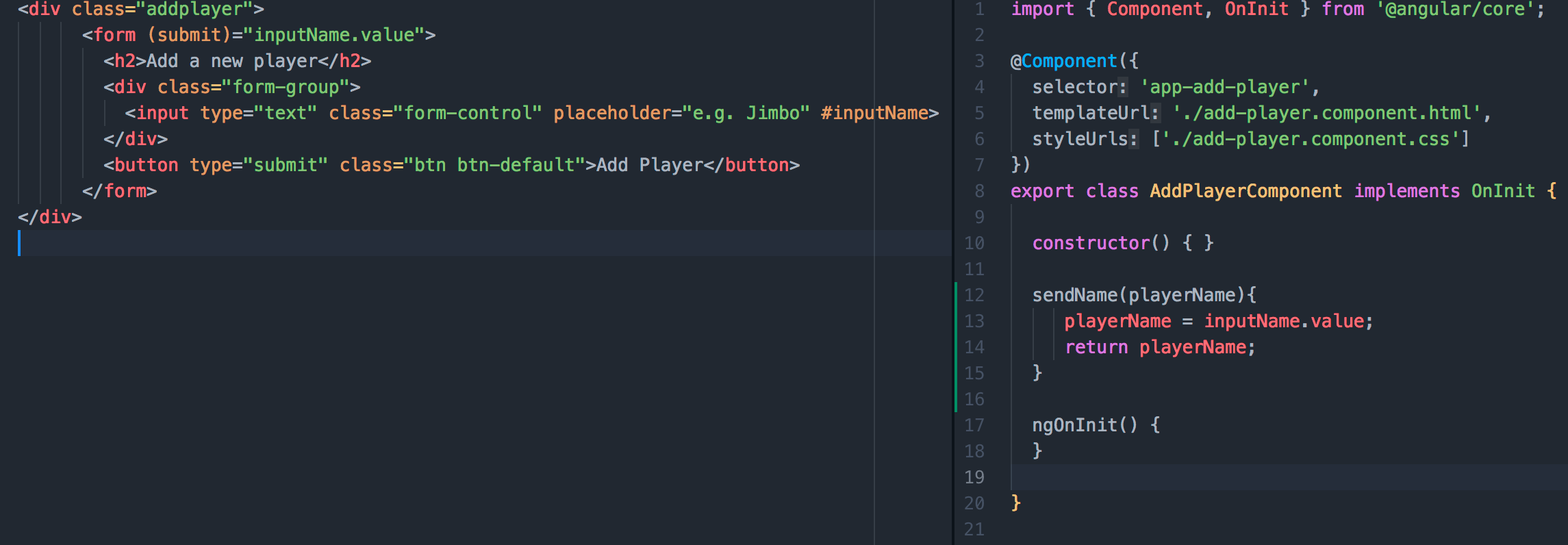 Angular 4 - get input value - Stack Overflow