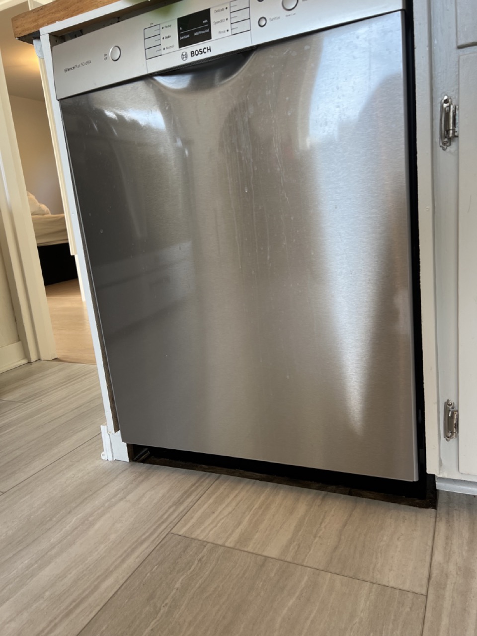 kitchens How would you install a DIY kick plate for this dishwasher gap? Home Improvement