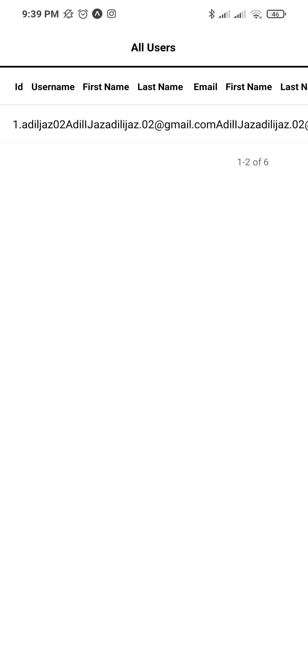 javascript how to add scrollbar in horizontal in datatable react