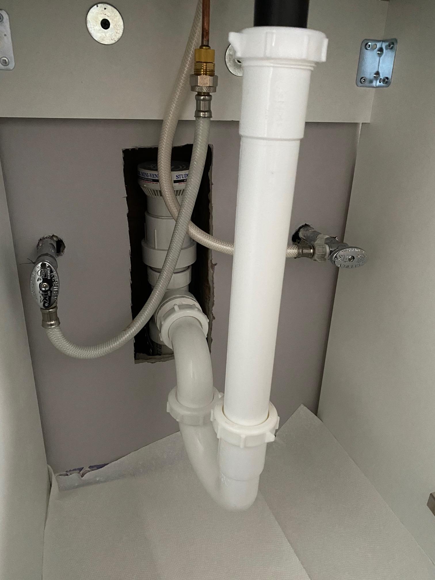 plumbing Other options for an air admittance valve besides underneath