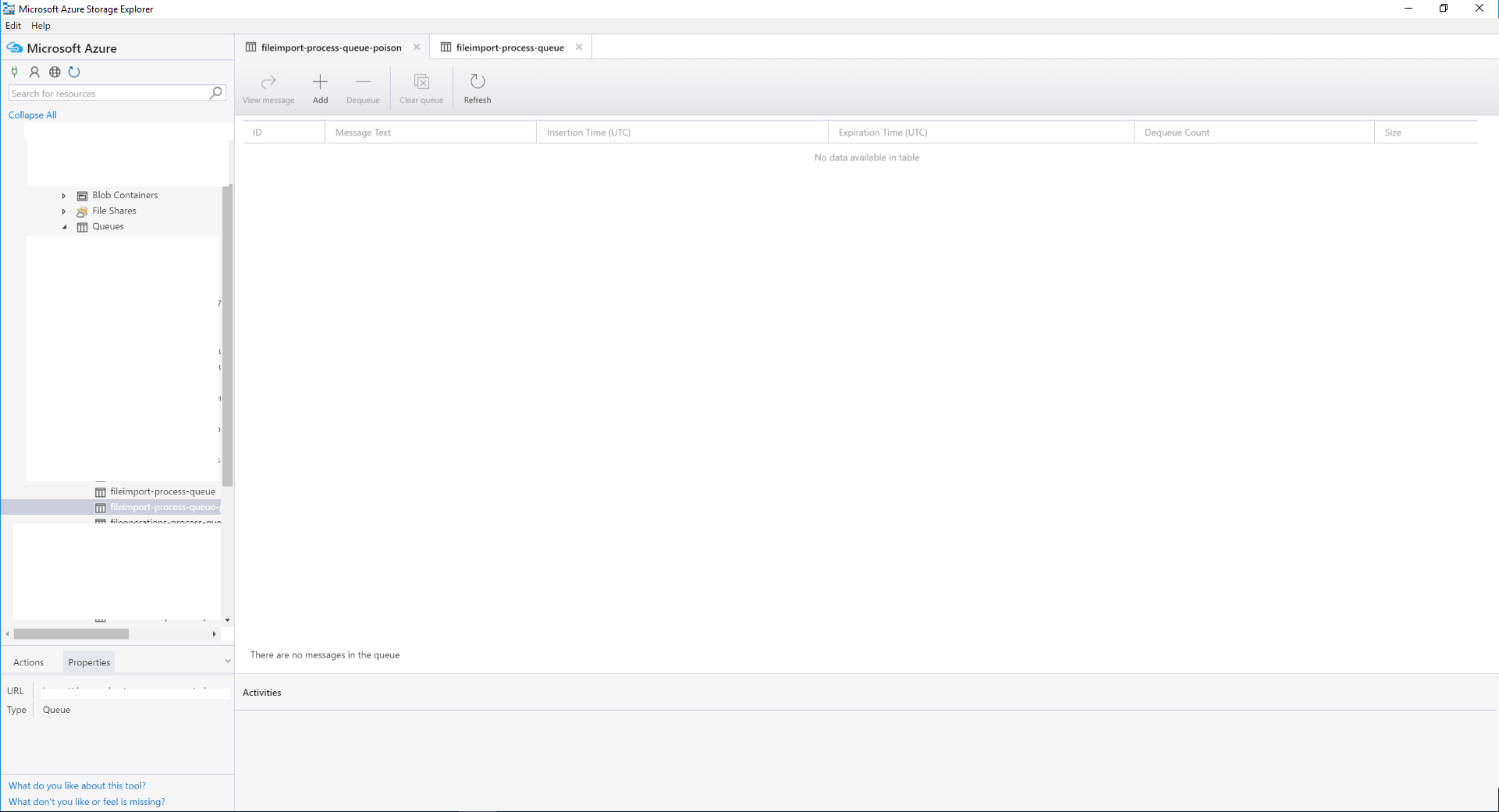 c Queue messages not being moved to the poison queue Stack Overflow