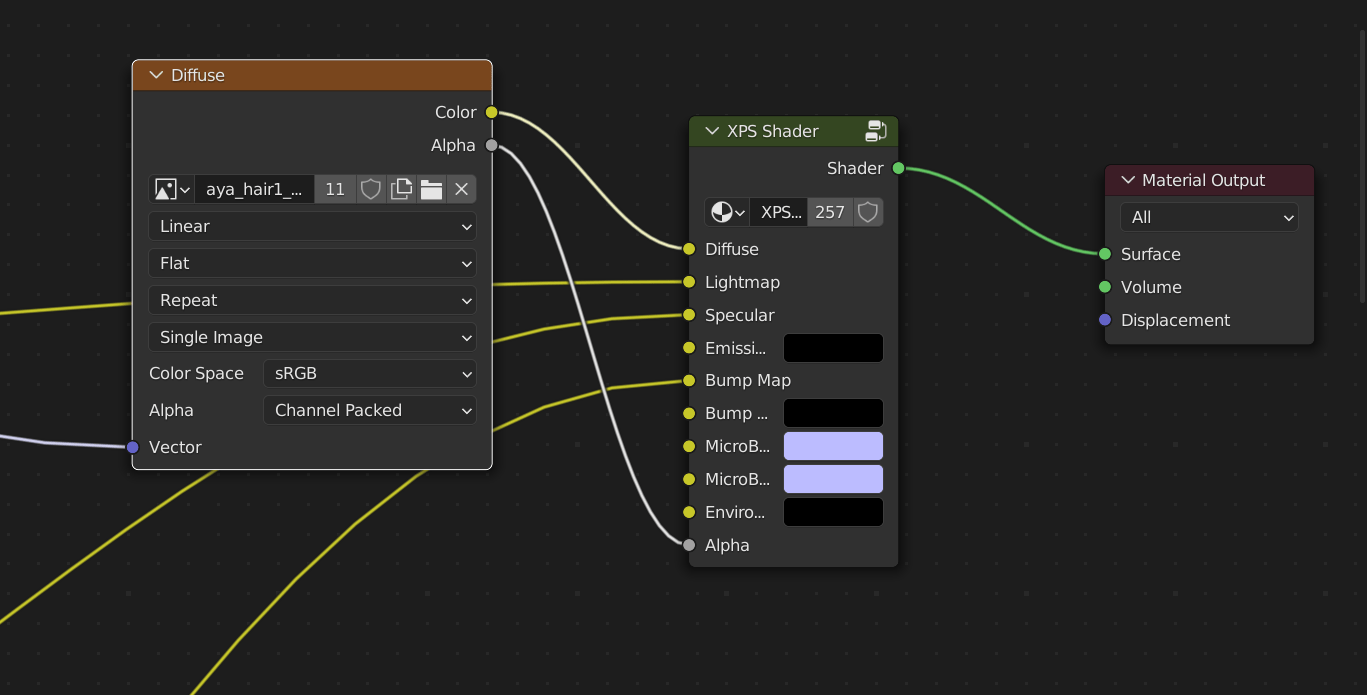 python Batch renaming materials to texture name "XPS Shader