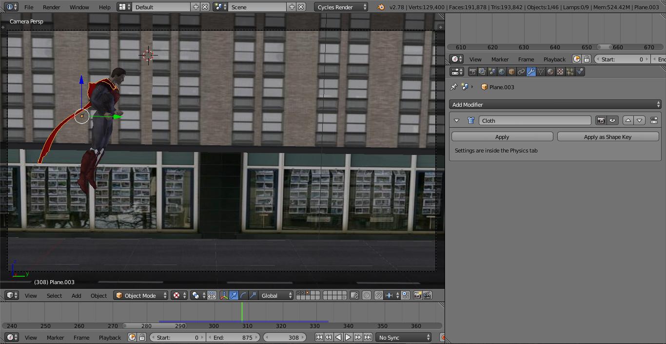 animation Why is my cloth simulation jagged? Blender Stack Exchange