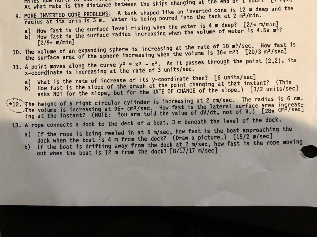 calculus Finding \frac{dL}{dt} for right circular cylinder with