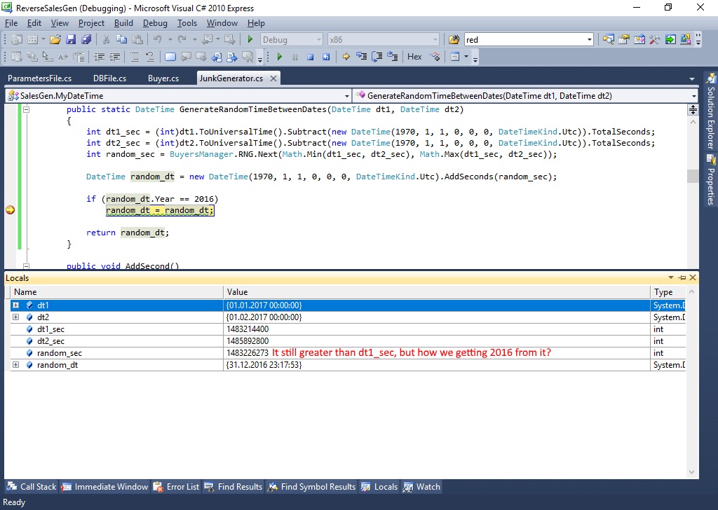 c Why my random DateTime generator make dates outside of range