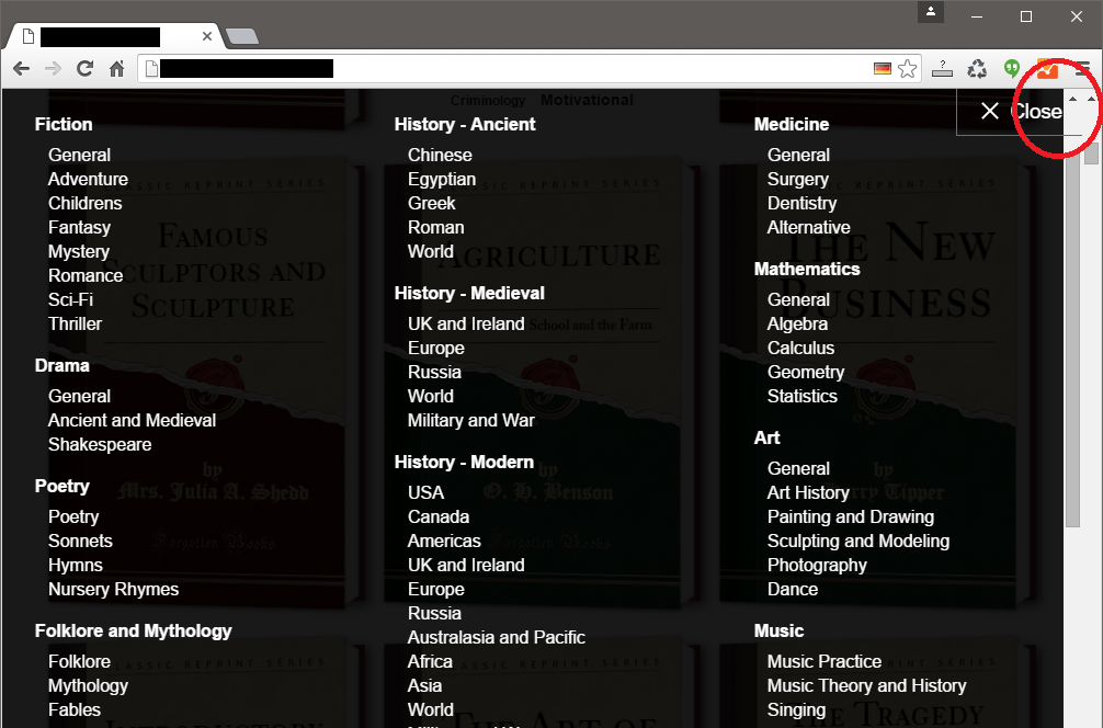 javascript CSS Scroll on fixed position menu overlay without 2