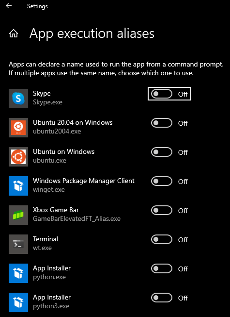 Manage Windows App Execution Aliases from PowerShell - Super User