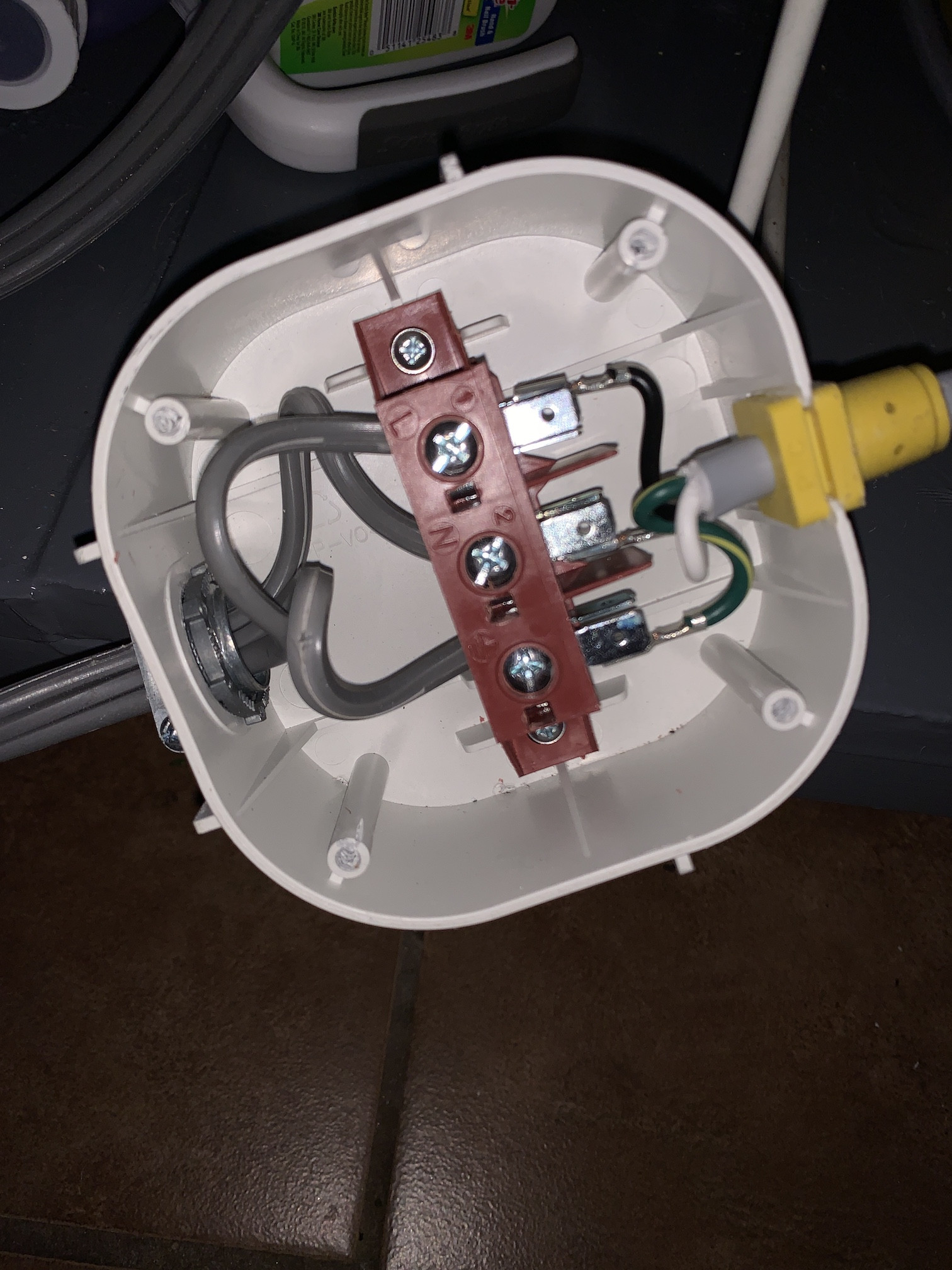 Low Voltage between Neutral and Ground wires in Dishwasher Junction Box