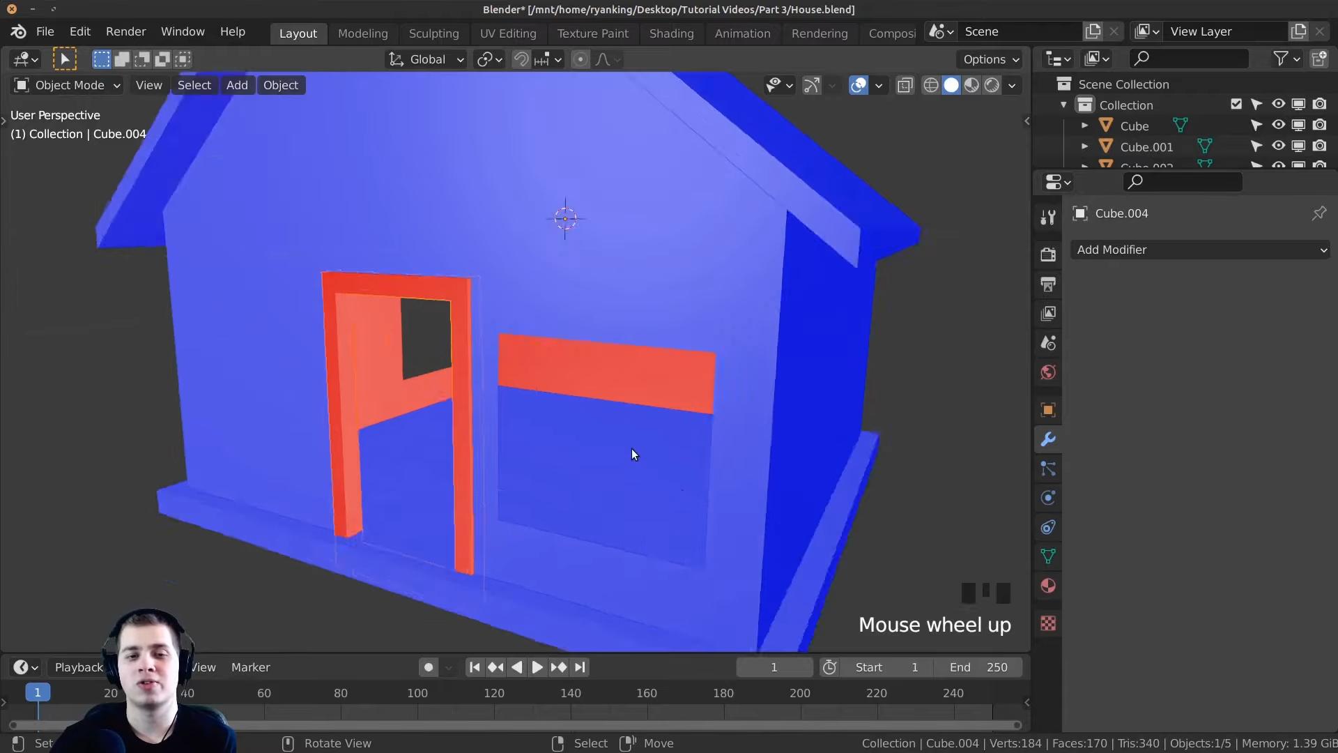 normals What color should the face orientation be on the inside and