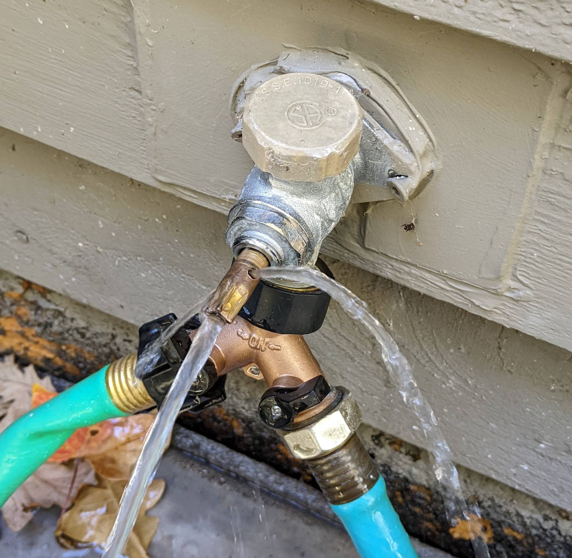 plumbing - How can I fix a frost-free spigot that's leaking out of the