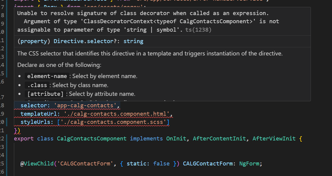 typescript What used to work in Angular no longer is in 14.2.0 Stack Overflow