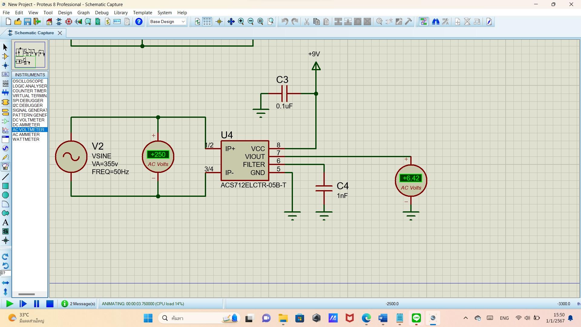 Why does this ACS712 current sensor have this voltage output
