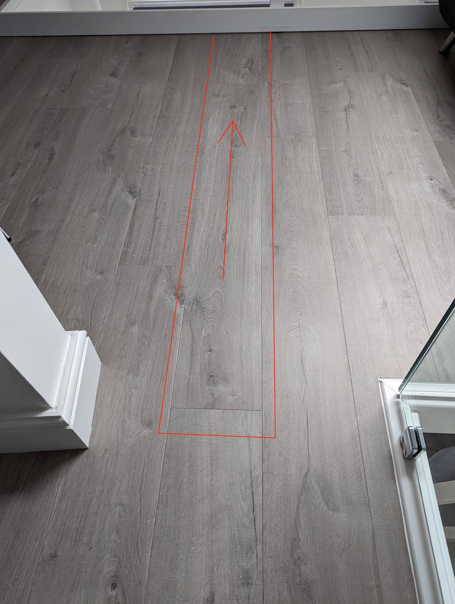 floor Lift laminate flooring to fix squeaky floorboard Home Improvement Stack Exchange
