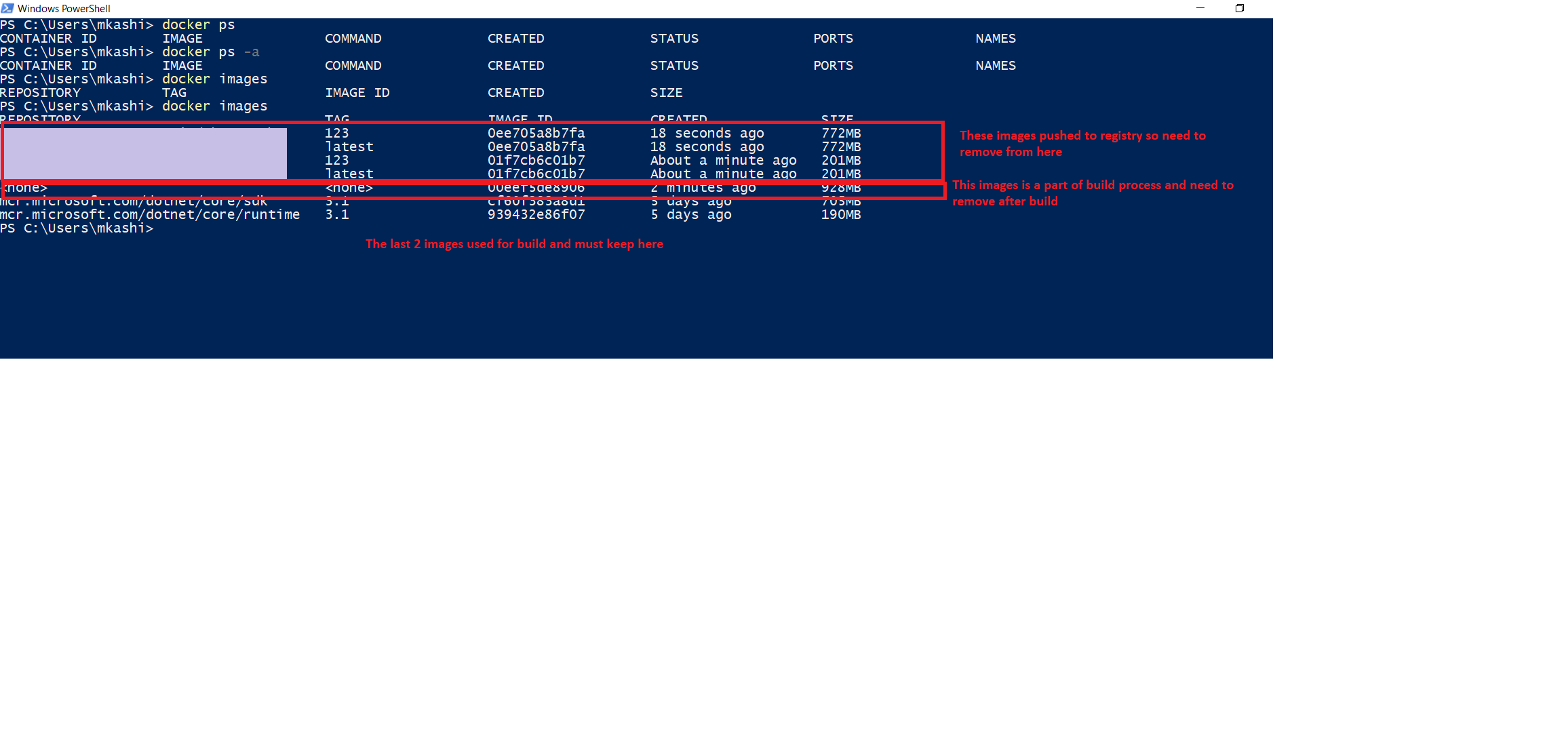 how to clean docker images from azure devops build server Stack Overflow