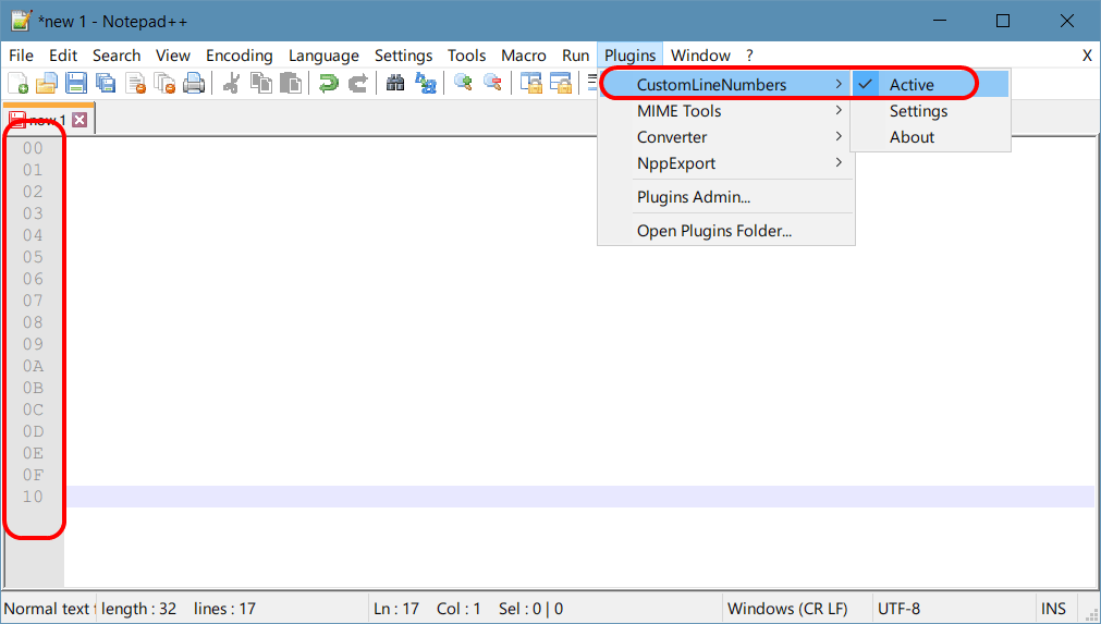 notepad++ have weird number line? Super User