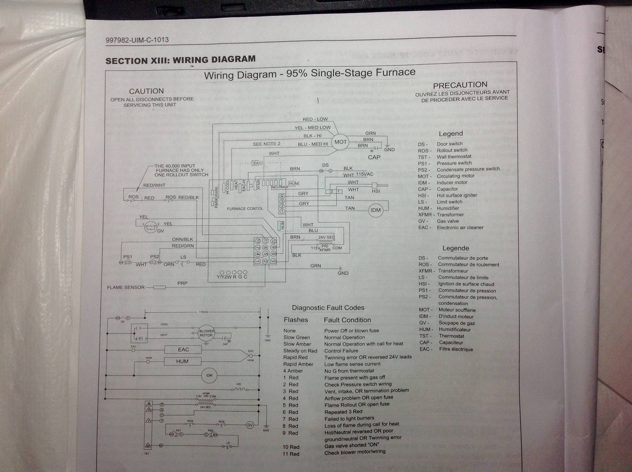 York Furnace Wiring Diagram User Manuals