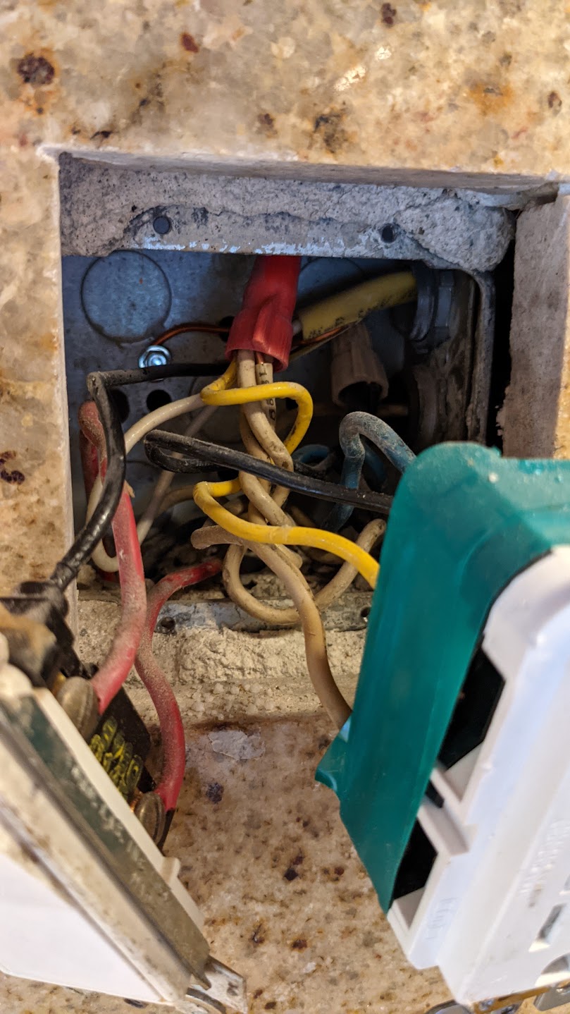 electrical - Garbage disposal has strange switch wiring - Home