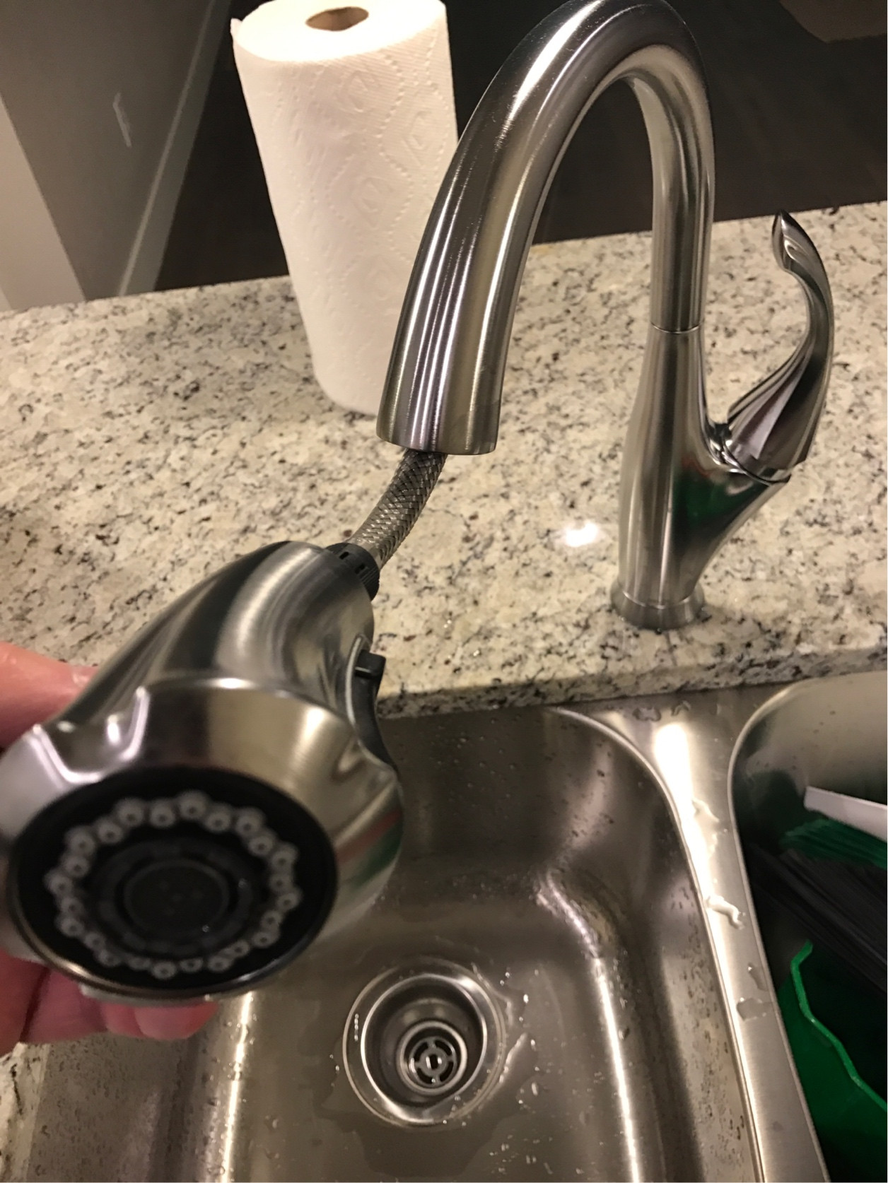 plumbing How to detach this faucet sprayer? Photos included Home