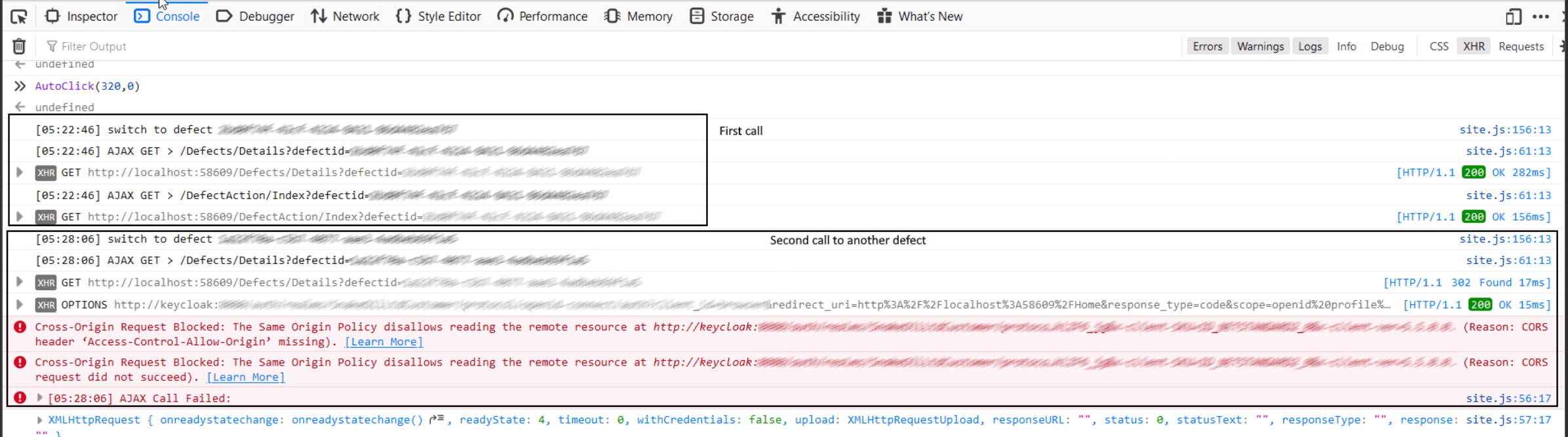 c CORSError when refreshing access token from keycloak Stack Overflow