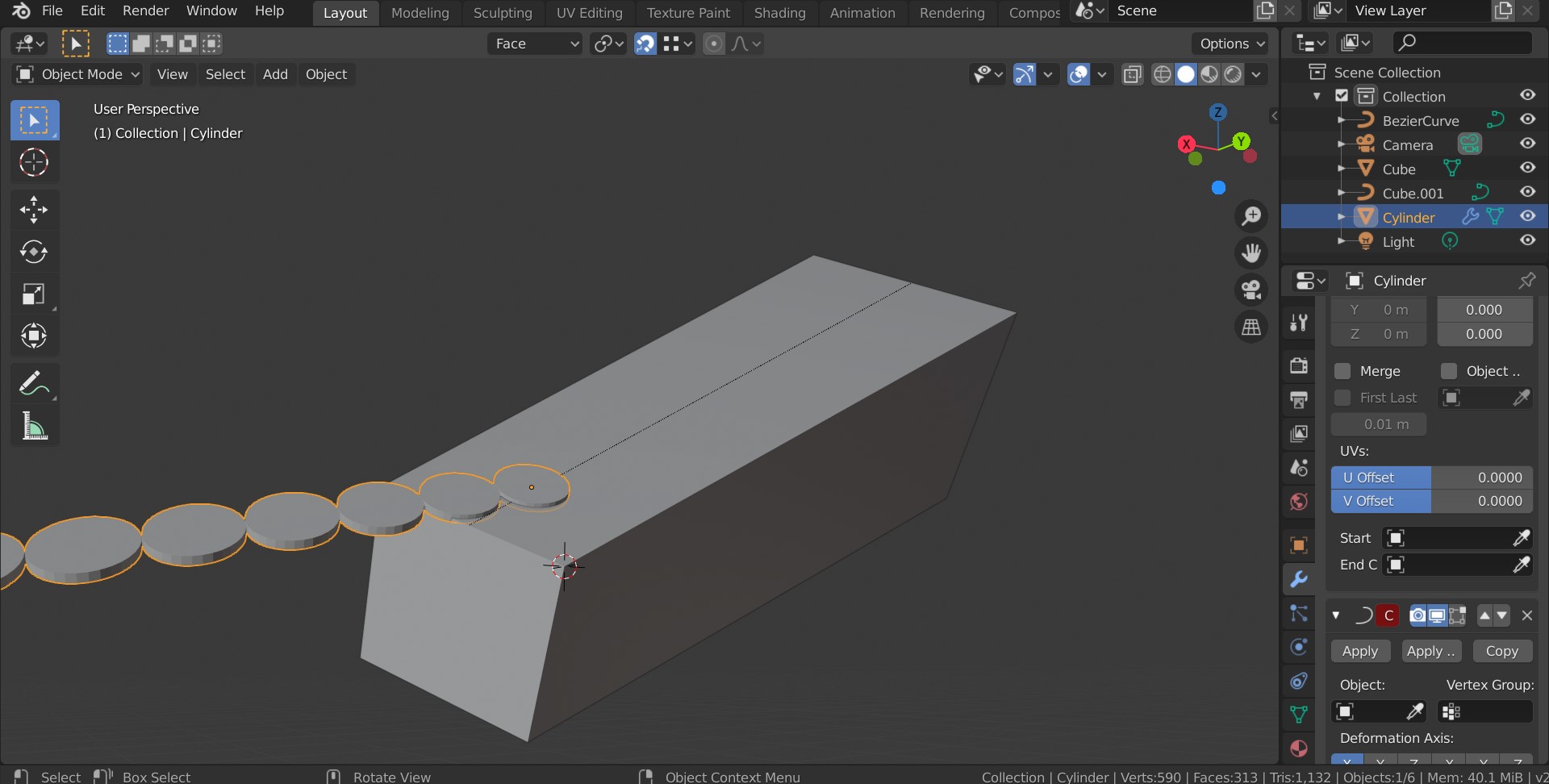 modeling Curve modifier breaks object's position Blender Stack Exchange