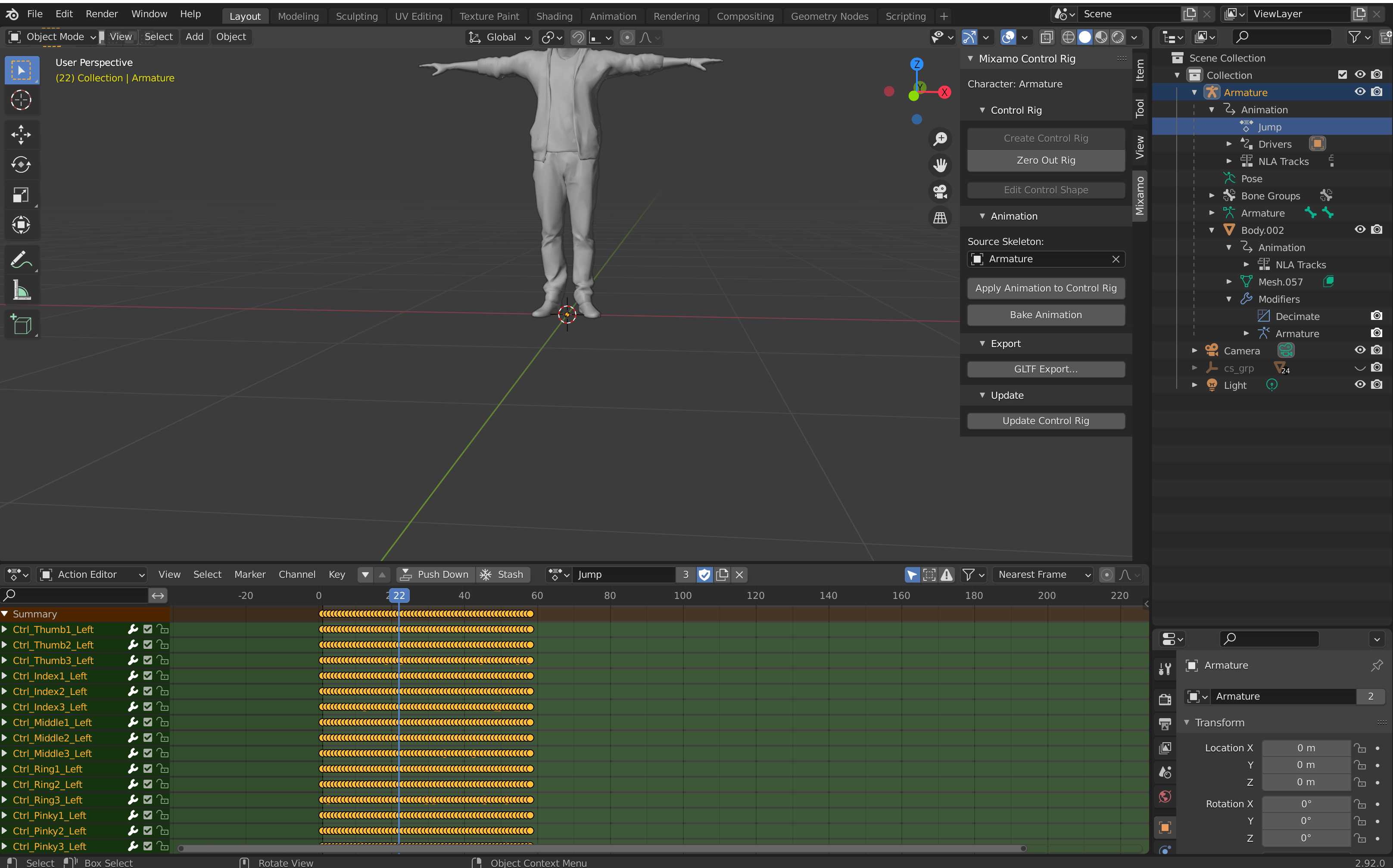 Messed up with Blender Animation and Armature and can't see Animation