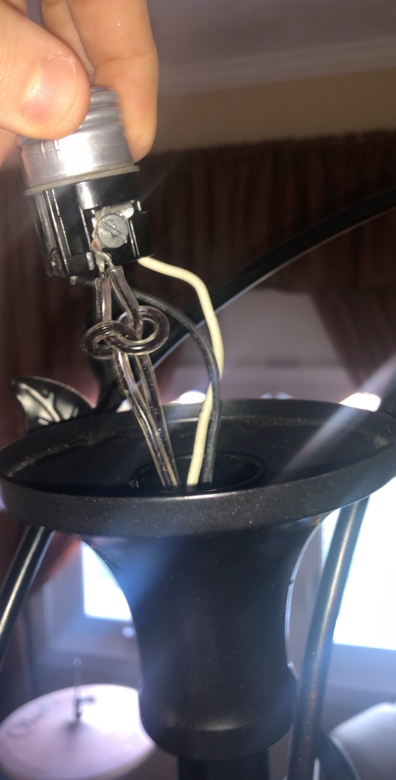 electrical - Lamp wiring - What am I doing wrong? - Home Improvement