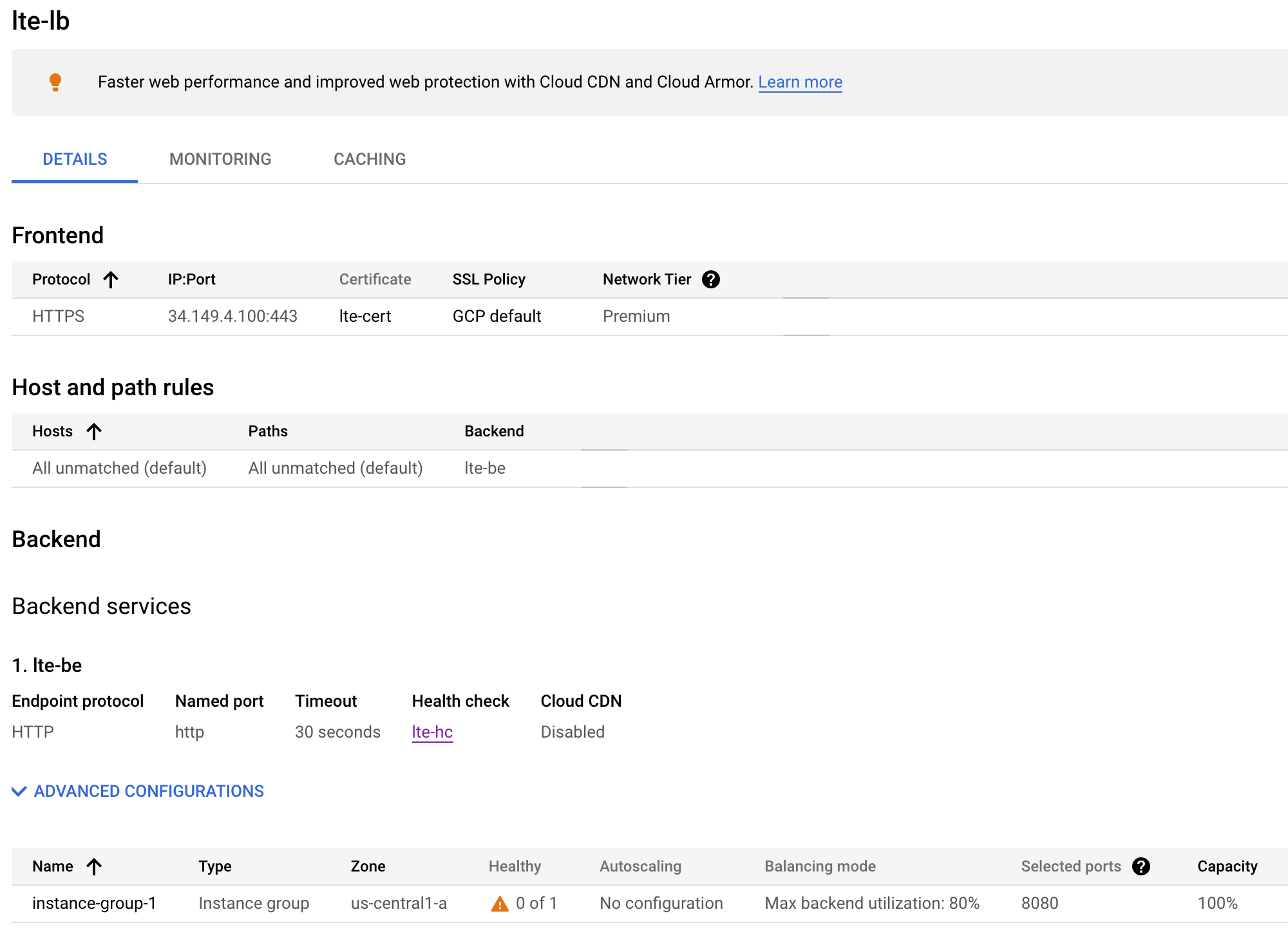 google cloud platform How to fix health check on gcp Stack Overflow