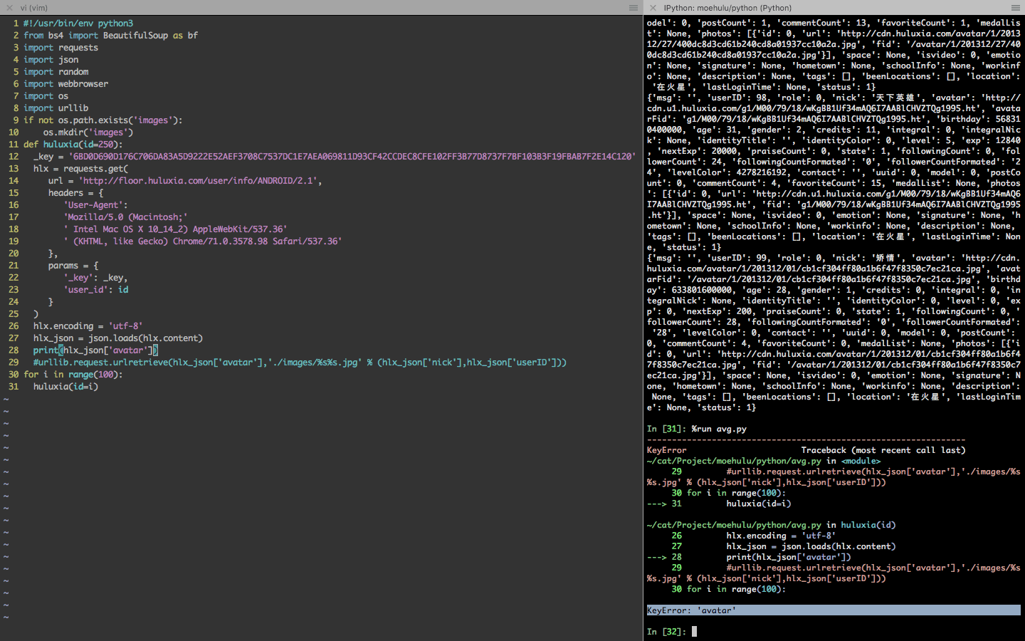 python Getting KeyError after running json.loads Stack Overflow