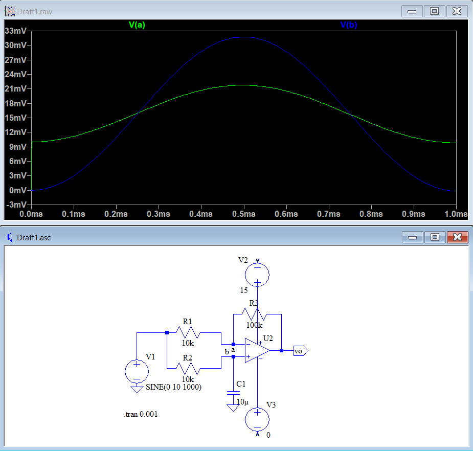 operational amplifier - Inverting op-amp problem - Electrical