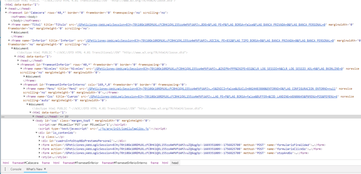 html If possible, how can I use selenium to identify elements that