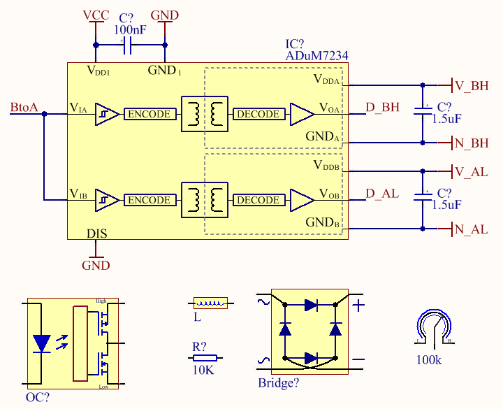 schematics - Draw circuit diagrams with custom shapes? - Electrical
