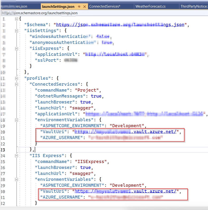 visual studio Trouble understanding VS/Azure Connected Services