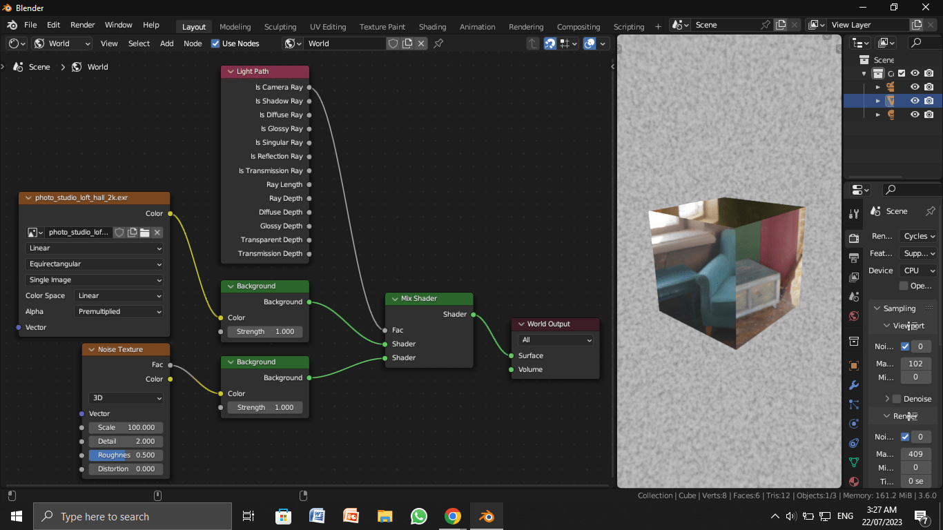 transparency How to make HDRI invisible but keep other background