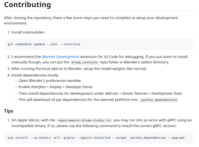 python Problem installing Dream textures addon for blender carson