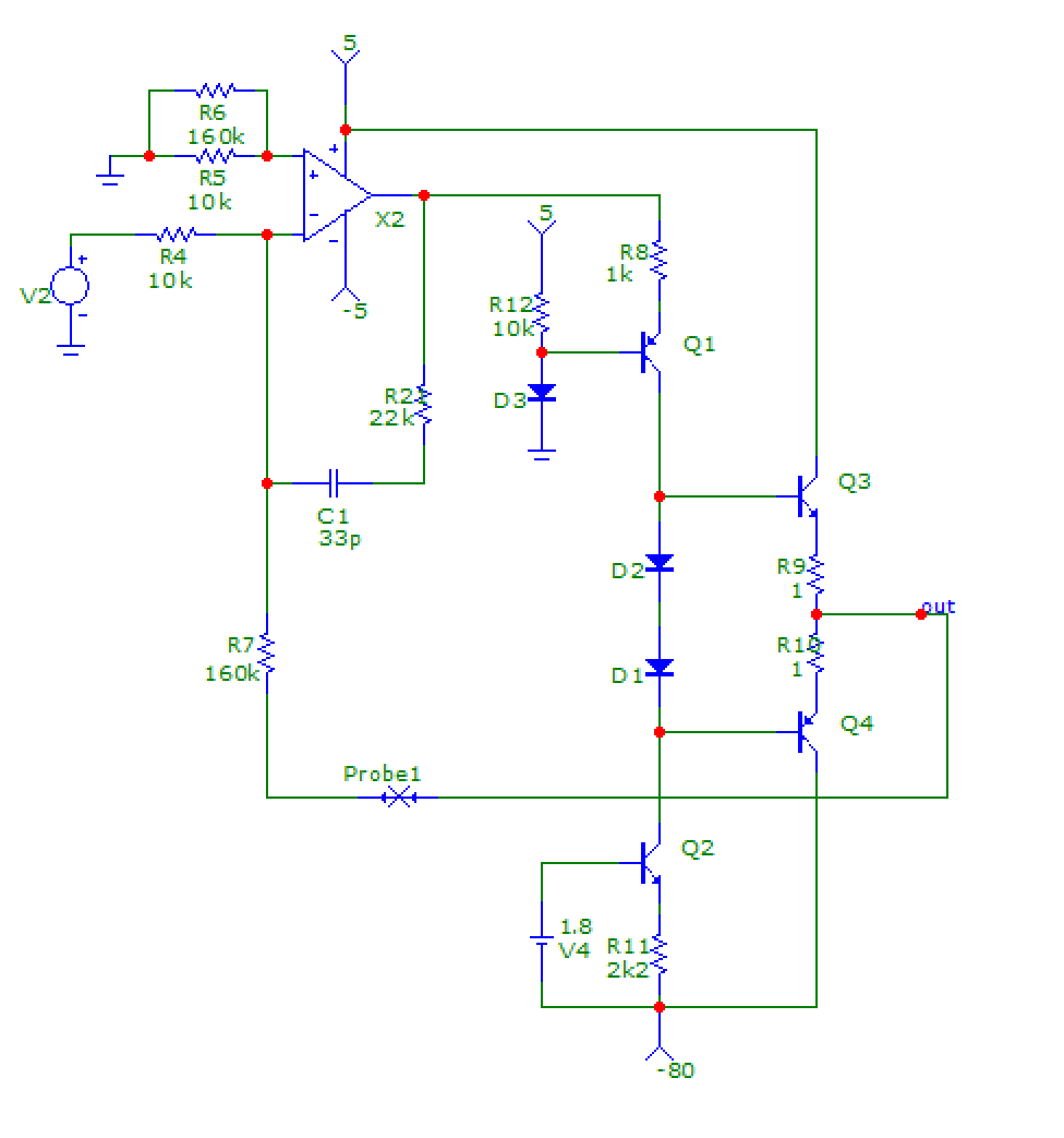 operational amplifier - Discrete op-amp small voltage offset