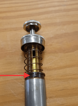 How do I keep this trumpet valve in place? - Music: Practice & Theory