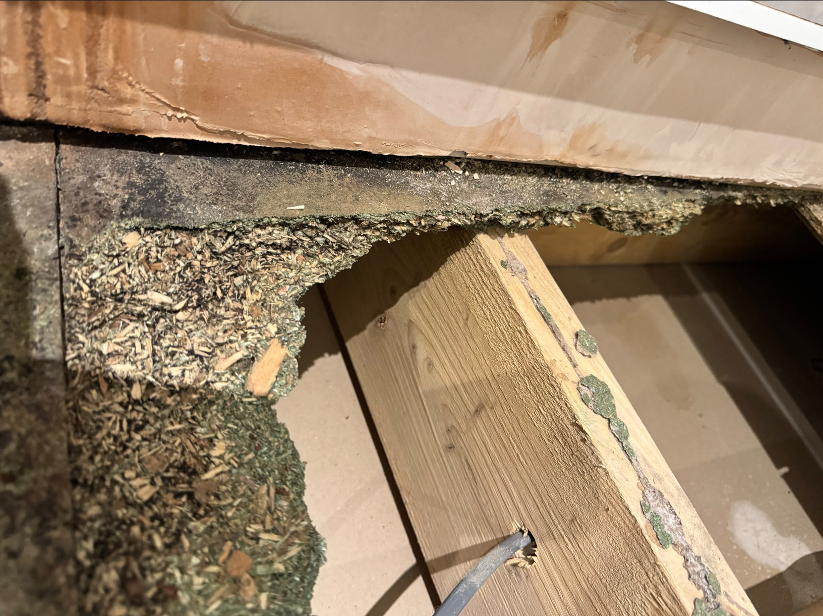 bathroom How to remove chipboard under wall Home Improvement Stack