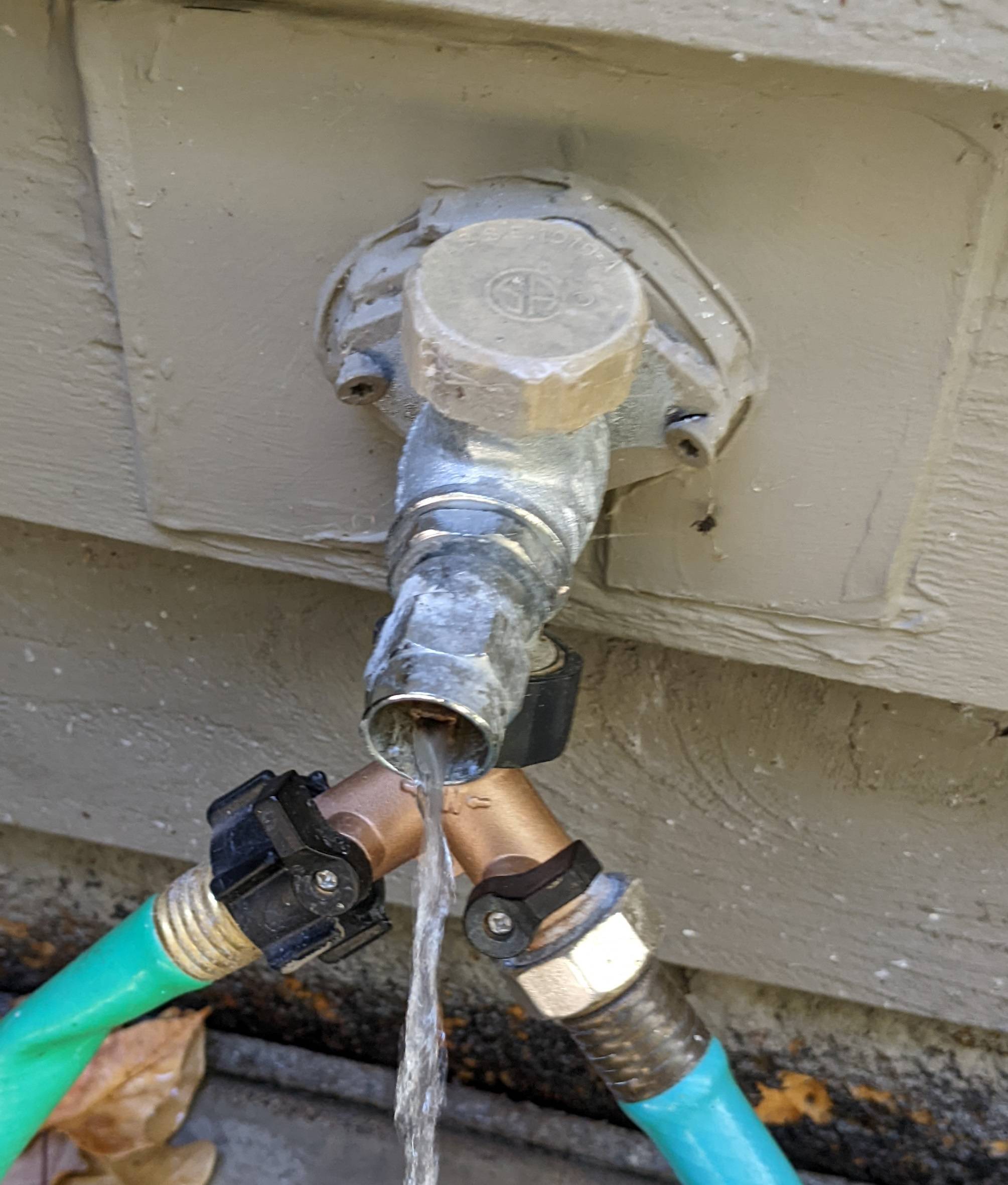 plumbing - How can I fix a frost-free spigot that's leaking out of the