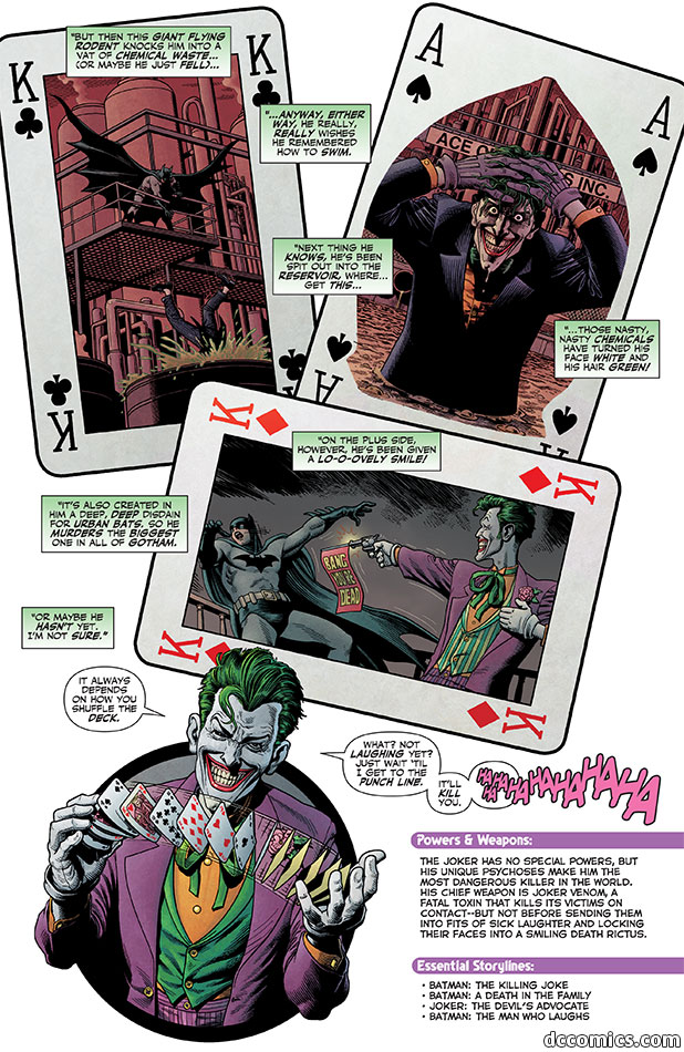 dc What chemicals did The Joker fall into? Science Fiction