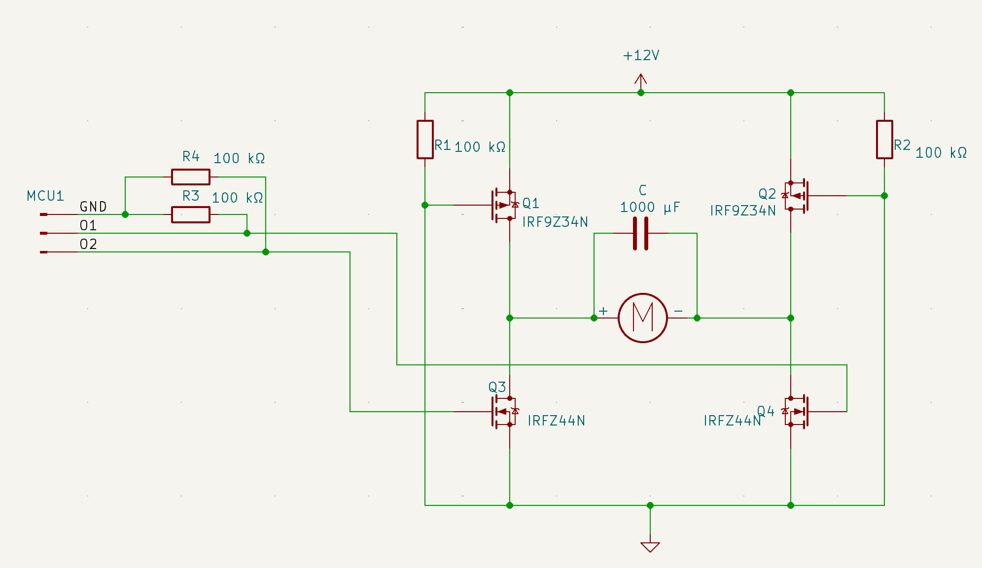 Review my power MOSFET motor control circuit - rev4 - Electrical