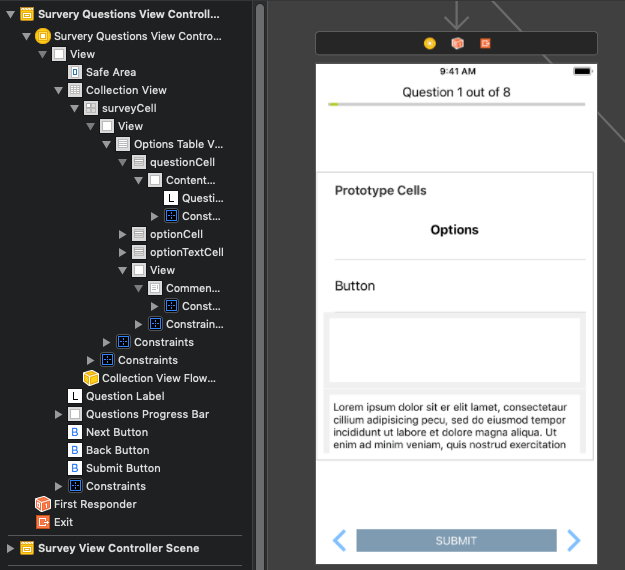 ios TextView In TableViewFooter within CollectionView scroll on
