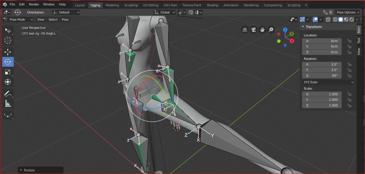 rigging Funny rotation differences between Quaternion wxyz and xyz