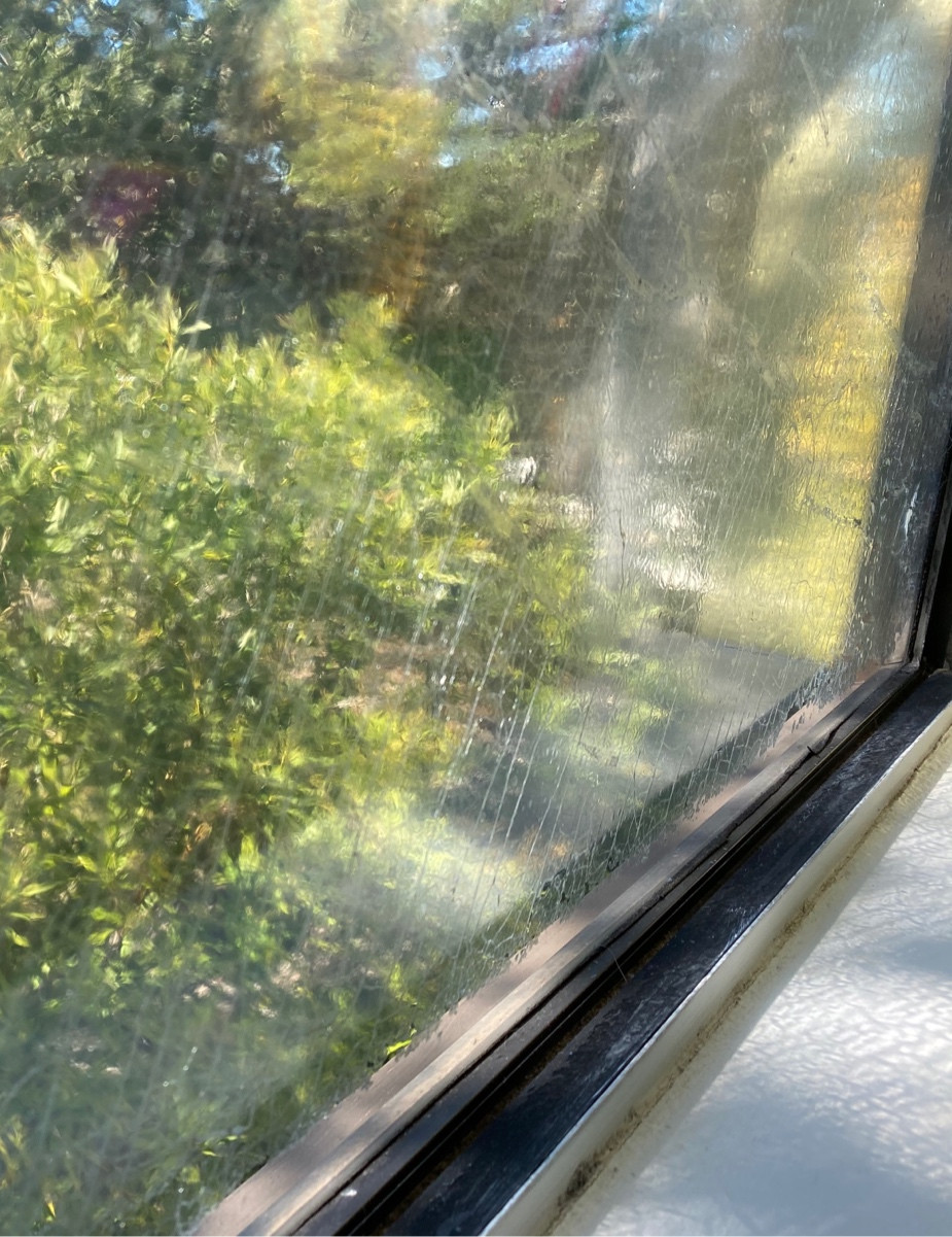 How to remove plastic film on window pane Home Improvement Stack Exchange