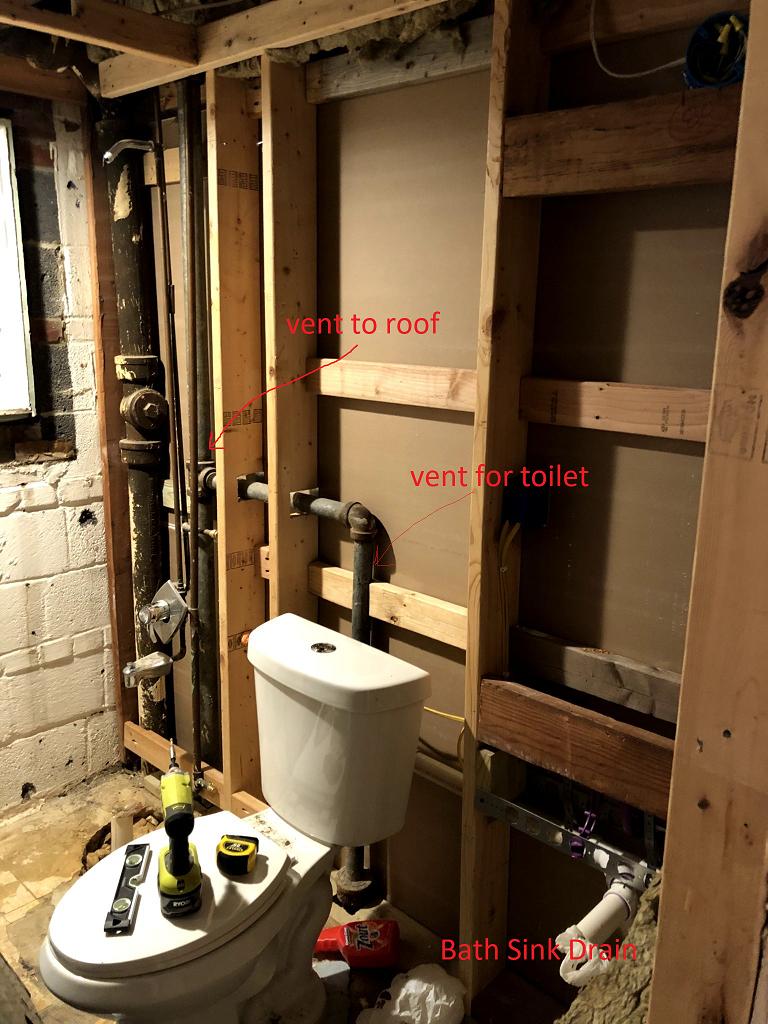 plumbing 2 Sinks, one Drain Arm. Slow drain and gurgling Home