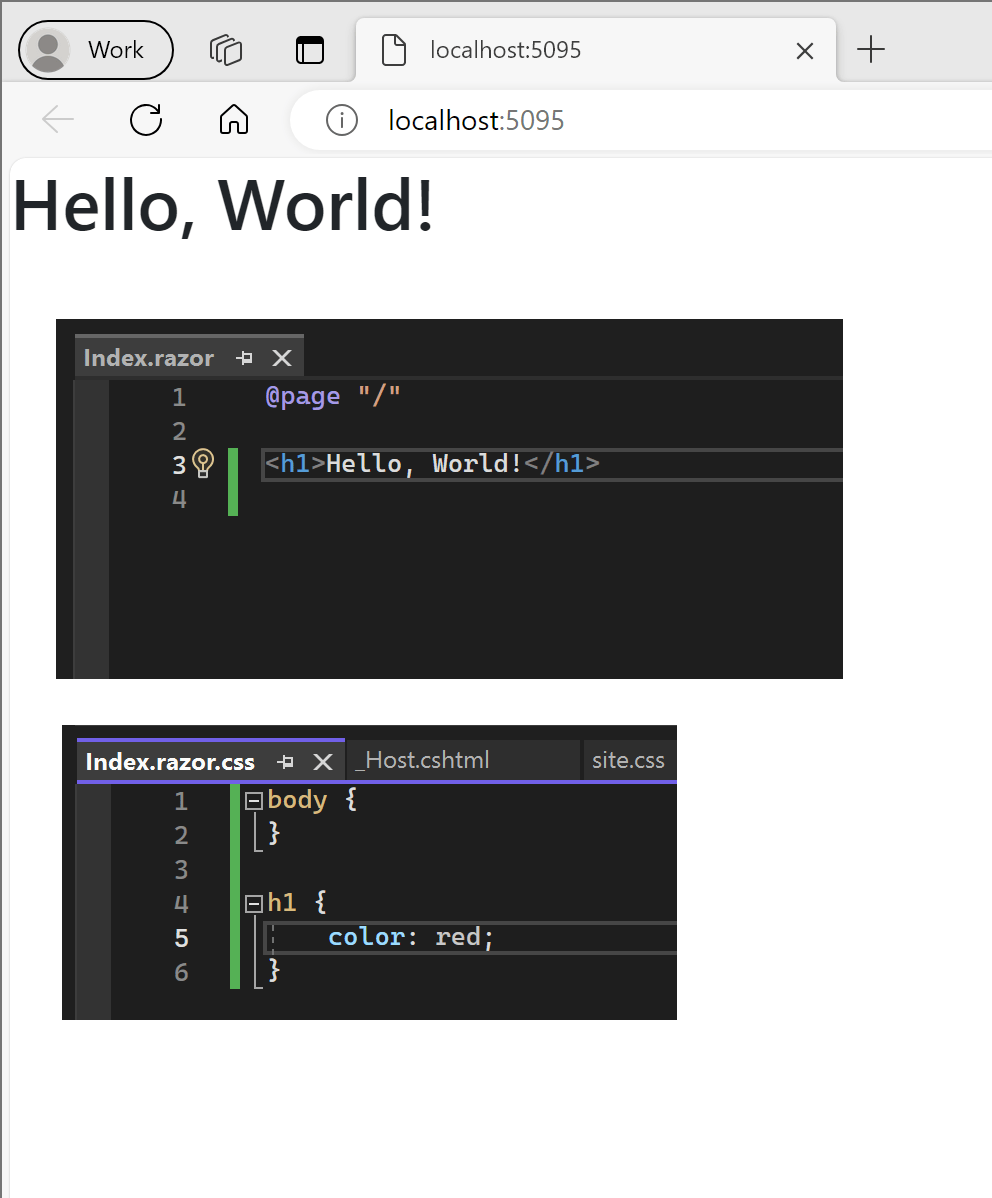 c CSS Isolation not working in my Empty Blazor Server App Stack