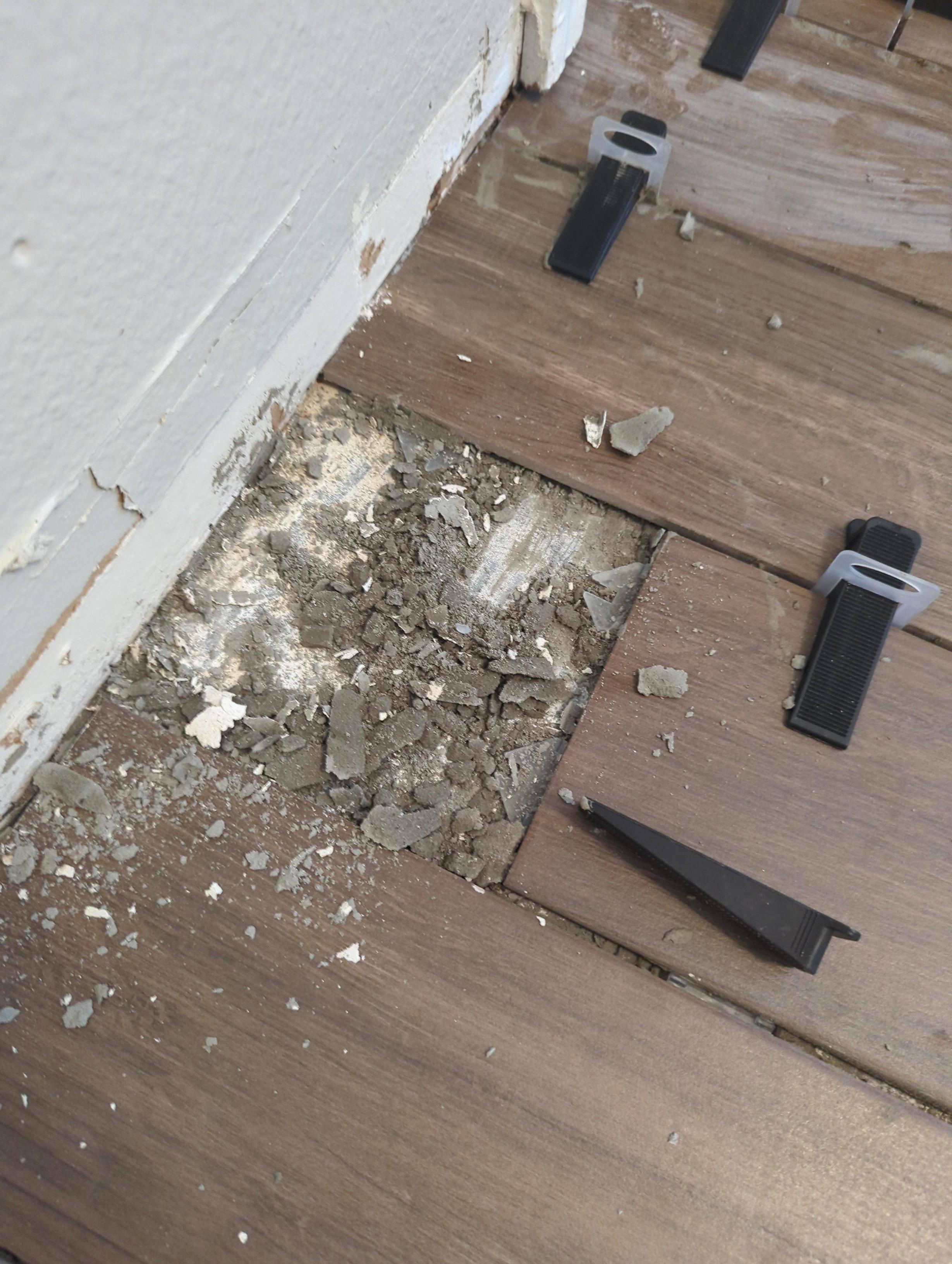 mortar Thinset too dry before laying tile? Not dry enough? Home