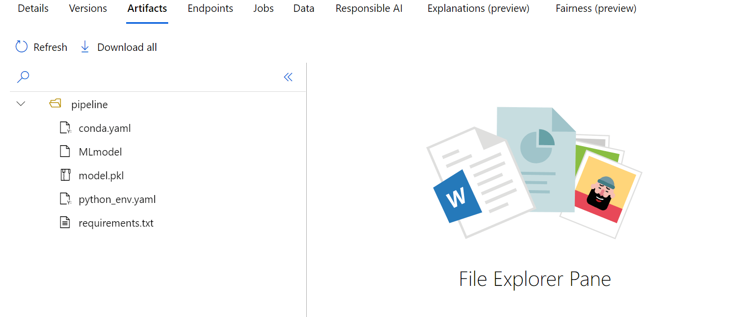 machine learning How to Access a Custom Azure Registered ML Model in